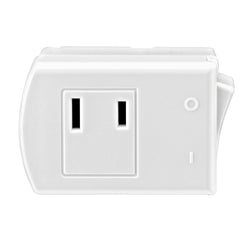 WHITE PLUG IN SWITCH