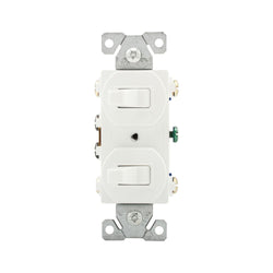 WHITE TWO 3 WAY SWITCHES