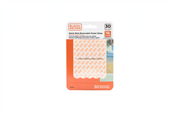 Black &amp; Decker - 30pk Quick Stick Adhesive Poster Strips - Up to 1lb. - Removable
