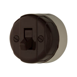 BROWN SURFACE TOGGLE SWITCH