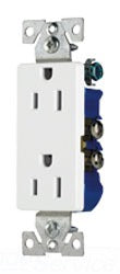 INDIVIDUALLY BOXED ALMOND DECORA DUPLEX OUTLET