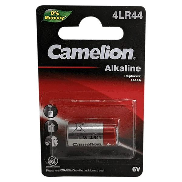DURACELL PX28A 6V ALKALINE BUTTON TOP MEDICAL BATTERY (A544)(4LR44)(PX28A)