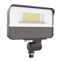 FLOODLIGHT W/PHOTOCELL BLACK WATTAGE AND COLOR SELECTABLE