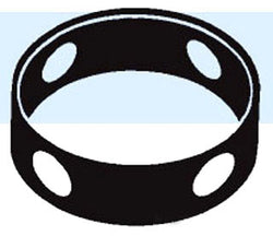 WEATHERPROOF 4" ROUND EXT RING 4 HOLES 3/4" (NA-EXR4-75)