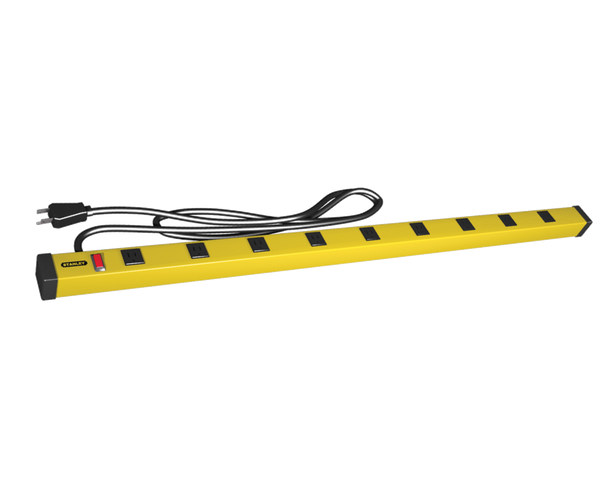 POWER STRIP STANLEY SHOP MAX 9 OUTLET..6 FOOT LONG!