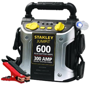 300 AMPS INSTANT 600 PEAK AMP JUMP START WITH LED LIGHT AND USB PORT..