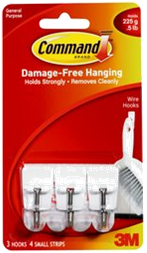 COMMAND WHITE LARGE WIRE HOOKS 1PK