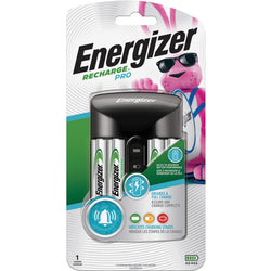 Energizer 4 Bay Smart Charger for AA and AAA NiMH Batteries - Includes 4 x AA NiMH Batteries (CHPROWB4)