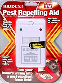 RIDDEX PLUS ELECTROMAGNETIC AND SONIC PEST REPELLING SYSTEM