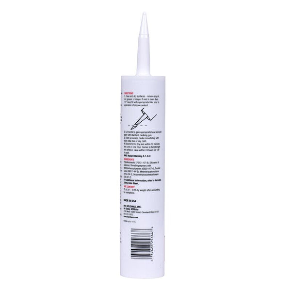 HB-25-666 Hercules® 10.1 oz. High Temp Red Silicone Caulk, HIGH PERFORMANCE one-step RED colored 100% silicone sealant for high temperature applications, provides a strong, durable, and flexible seal