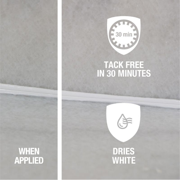 HB-25-676 Hercules® 10.1oz. White Plumbers Caulk - Silicone™ Cartridge. High-quality 100% pure professional grade sealant. Tack-free in 30 minutes; completely cured in 24 hours.