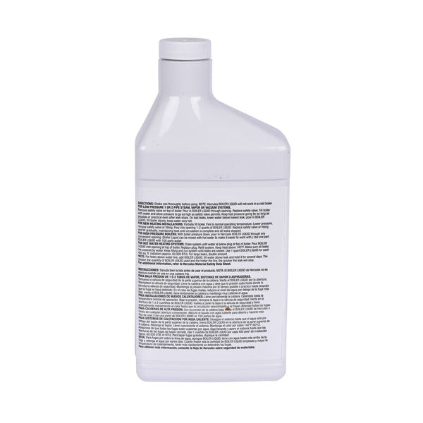 HB-30-115 Hercules® 32oz. Boiler Liquid. Seals and repairs cracks or leaks in hot water or steam boilers* (*Hot water portion of steam boiler)