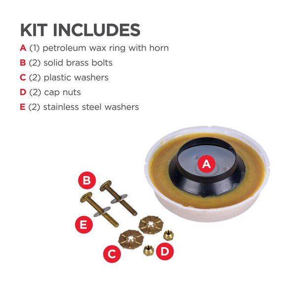 Hercules® 3" or 4" Johni-Ring® - With Plastic Horn, Combo Pack