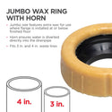 HB-90241 Hercules® 3" or 4" Johni-Rings - Jumbo Size With Plastic Horn
