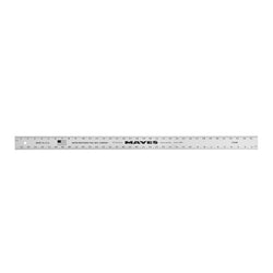 ASK-10208-RULER ALUMINUM 2" X 36"