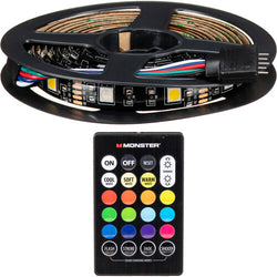 6.5 FT MULTI-COLOR AND MULTI-WHITE LED LIGHT STRIP, REMOTE CONTROL