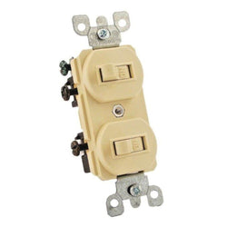 COMBO DEVICE DOUBLE TOGGLE IVORY