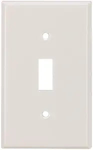 1GANG 1TOGGLE POLISHED CHROME CARDED WALLPLATE