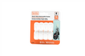 Black &amp; Decker - 8pk Quick Stick Adhesive Solid Hook - Up To 1lb. - 8 Hooks-16 Strips - Removable - White