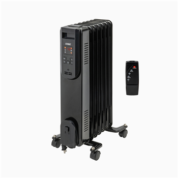 (32551) BLACK DELUXE OIL FILLED RADIATOR HEATER..1200W