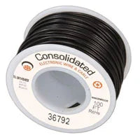 LAMP WIRE 16/2 BLACK 250' SPT-2