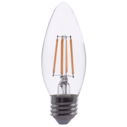 GOODLITE 5W CHANDELIER TORP 2700K DIM 600-LUMENS E26 MEDIUM BASE CLEAR (83429)