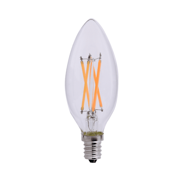 GOODLITE 5W LED CHANDELIER TORPEDO 3000K DIM E12 BASE (83510)