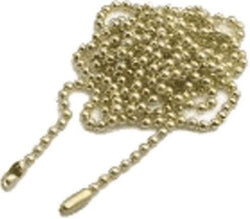 BEADED CHAIN CARDED COBEN INDUSTRIES 3' BRASS