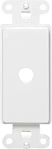 DECORA PLASTIC INSERT ADAPTER FOR ROTARY DIMMERSCOAX WHITE