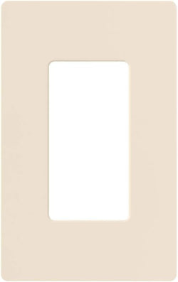 1GANG SCREWLESS 1DECORA WALLPLATE ALMOND