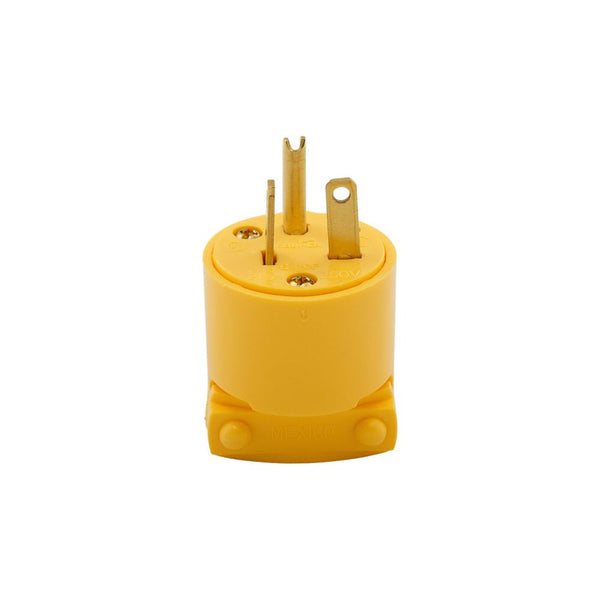 PLUG 20AMP-250VOLT YELLOW PLASTIC | MDR Electrical Supply