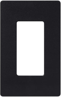 1GANG SCREWLESS 1DECORA WALLPLATE BLACK