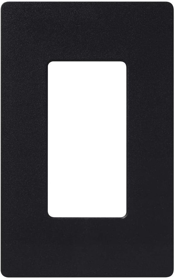 1GANG SCREWLESS 1DECORA WALLPLATE BLACK