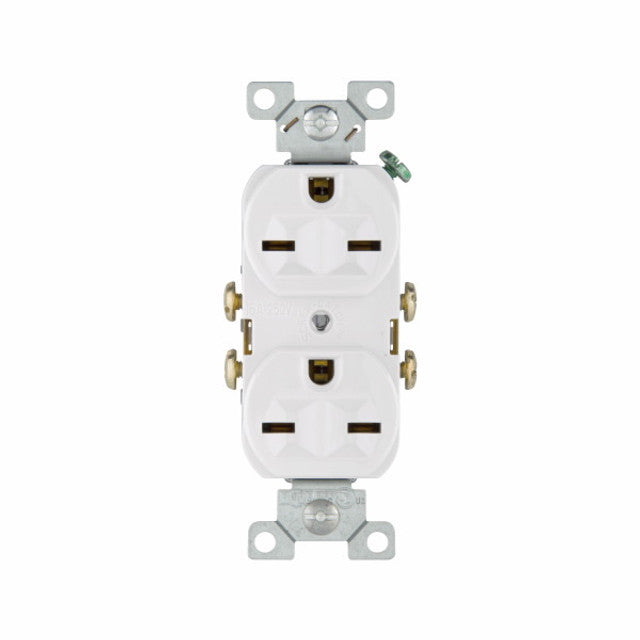 (AH5662W) DUPLEX RECEPTACLE 15A-250V WHITE | MDR Electrical Supply