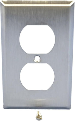 2 DUP POLISHED CHROME CARDED WALLPLATE