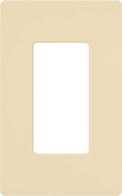 1GANG SCREWLESS 1DECORA WALLPLATE IVORY