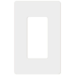 1GANG SCREWLESS 1DECORA WALLPLATE WHITE BLISTER CARD