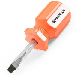 ASK-73010-3/16 x 1.5 Inch Slotted Square Shank Stubby Screwdriver