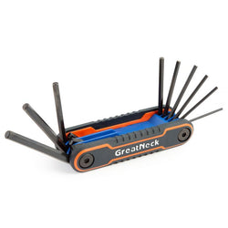 ASK-74208-9 PC FOLDING SAE HEX KEY SET
