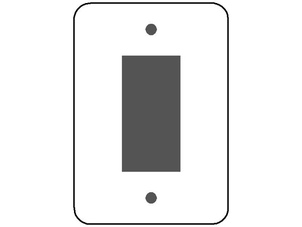 1GANG WHITE-MAXI BLOCK RECEPTACLE (1GDWAMP)