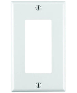 1GANG 1DECORA WHITE WALLPLATE