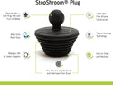 StopShroom® Tub & Sink Stopper Plug, 2-Pack