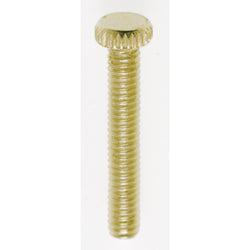 1" X 8/32" BRASS PLATED THUBSCREW