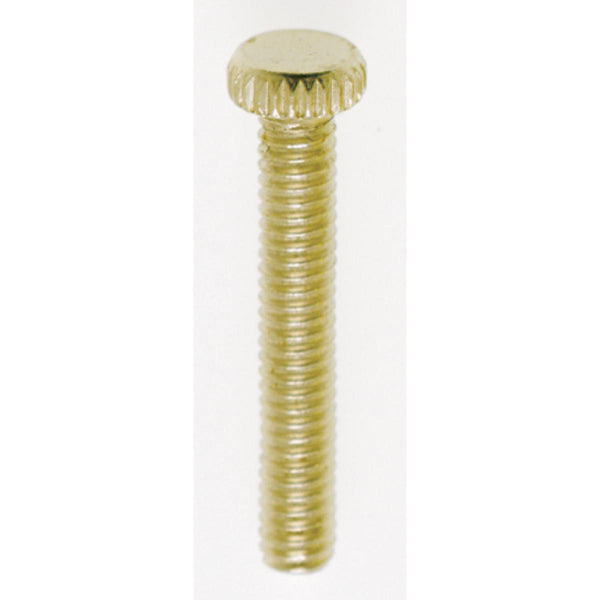 1" X 8/32" BRASS PLATED THUBSCREW