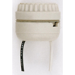 MEDIUM PORCELAIN SOCKET 2 PC W/8'' LEADS