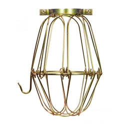 SATCO MISCELLANEOUS BRASS FINISH LIGHT BULB CAGE