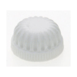 CAP WHITE 1/8"