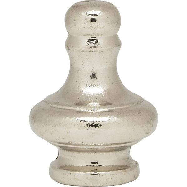 FINIAL CHROME 1/8 IP 1' HIGH