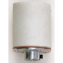PORCELAIN KEYLESS SOCKET W METAL CAP