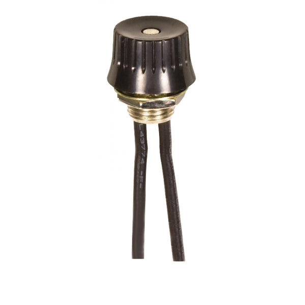 LAMP PART ON-OFF PHENOLIC ROTARY SWITCH SINGLE CIRCUIT 3/8" BUSHING BLACK FINISH 1A-125V 3A-125V 1.5A-250V